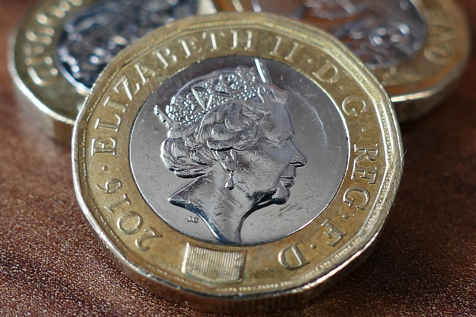 britská mince