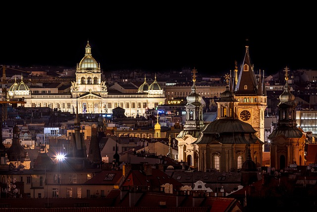 Praha v noci